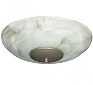 FL171 Mocha Fan Light (shown with Antique Bronze bottom)