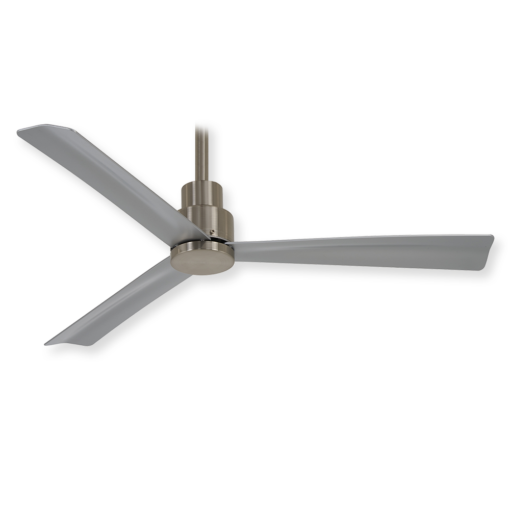 Minka Aire Simple F787 Bnw 52 Indoor Outdoor Dc Ceiling Fan Wet Rated - Outdoor Ceiling Fan Ul Wet Rated