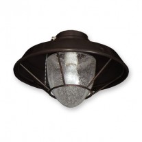 FL155 Outdoor Ceiling Fan Light Kit - Lantern Style - 3 Finishes