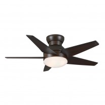 44" Isotope Ceiling Fan - Flush Mount Casablanca Fan - 59352 Brushed Cocoa