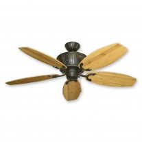 52" Centurion Oil Rubbed Bronze Bamboo Ceiling Fan - Subtle Tropical Styling by Gulf-Coast Fans