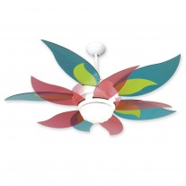 ***DISCONTINUED*** 52" Craftmade Bloom Ceiling Fan w/ Candy Blades BL52W BBL52-CNDY