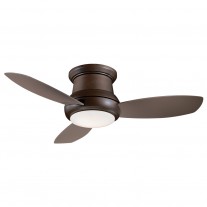 52" Minka Aire Concept II F519L-ORB Ceiling Fan - Oil Rubbed Bronze w/ Taupe Blades