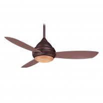 52" Concept 1 Wet Outdoor Ceiling Fan by Minka Aire F476L-ORB Oil Rubbed Bronze w/ LED Light