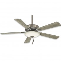 52" Minka Aire Contractor Uni-Pack LED Ceiling Fan - F656L-BNK - Burnished Nickel Finish