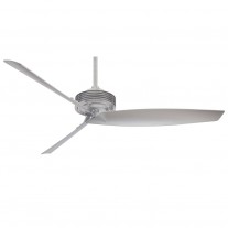 62" Gilera Ceiling Fan by Minka Aire - F733-SL - Silver Finish with Silver Blades