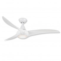 Minka Aire Light Wave Ceiling Fan F844-WH - 52" Blade Span - White Finish w/ LED Light