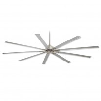 96" Minka Aire Xtreme Large Ceiling Fan - F887-96-BN - Brushed Nickel - 6 Speed DC Motor