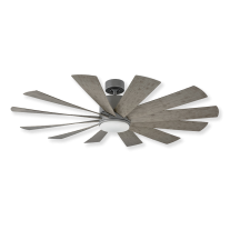 Modern Forms 60" Windflower Ceiling Fan | FR-W1815-60L-GH/WG - Graphite/Weathered Gray
