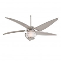60" Minka Aire Magellan Brushed Nickel - F579-L-BNW - Outdoor Ceiling Fan