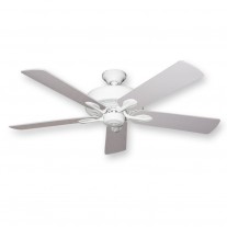 52" Meridian Ceiling Fan Pure White w/ Multiple Blade Finish Options