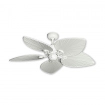 42" Bombay Ceiling Fan - Pure White - Pure White Blades