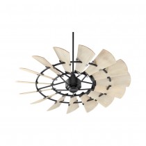 Quorum 96015-69 WINDMILL 60" w/ LED Ceiling Fan - Black