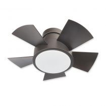 26" Modern Forms Vox Flush Mounted Bronze Finish with Bronze Blades and Light Kit