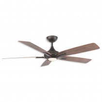 60" Modern Forms Mykonos 5 Oil Rubbed Bronze Finish with Barn Wood Blades and Light Kit