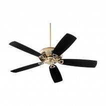 Quorum 40625-80 ALTO 62" Traditional Ceiling Fan - Aged Brass