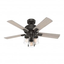 44" Hunter Hartland Ceiling Fan With LED Module - 50329 - Noble Bronze