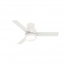 44" Hunter Gilmour Ceiling Fan With LED Module - 51334 - Matte White