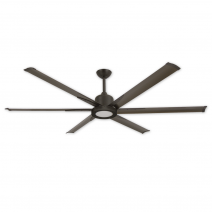 72" Titan II Ceiling Fan by TroposAir - Shown with LED Array Light (Sold Separately)