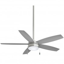 Minka Aire F673L-BN/SL Airetor 52" Five Blades w/ LED Ceiling Fan - Brushed Nickel (Default)Back Reset Delete Duplicate Save Save and Continue Edit Images