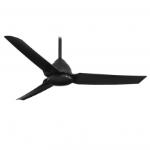 54" Minka Aire Java Outdoor Ceiling Fan - Coal Finish with Coal Blades