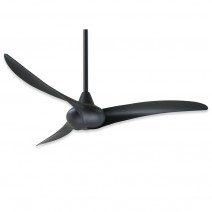 52" Minka Aire Wave Ceiling Fan - coal finish with coal blades