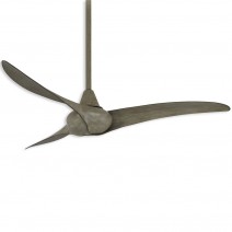 52" Minka Aire Wave Ceiling Fan - driftwood finish with driftwood blades