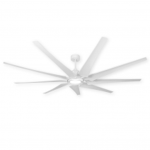 72" Liberator Ceiling Fan in Pure White w/ LED Light