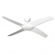 56" Starfire Ceiling Fan by TroposAir - Pure White Finish
