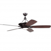 60" Craftmade Vesta Oiled Bronze Finish with Oiled Bronze / Mahogany Reversible Blades and Light Kit