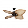 50" Gulf Coast Bombay - OIl Rubbed Bronze Tropical Ceiling Fan w/ 3 Blade Finishes