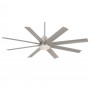 65" Minka Aire Slipstream Ceiling Fan - F888L-BNW Brushed Nickel Wet - UL Wet Rated