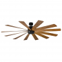 80" Modern Forms Windflower Ceiling Fan | FR-W1815-80L-MB/DK - Matte Black