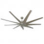 82" Liberator Ceiling Fan by TroposAir - Wifi Smart Fan - Brushed Nickel