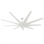 72" Liberator Ceiling Fan by TroposAir - Powerful WiFi Enabled Fan - Pure White