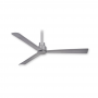 44" Minka Aire F786-SL Simple Indoor/Outdoor Ceiling Fan w/ Remote - Silver