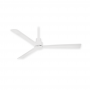 44" Minka Aire F786-WHF Simple Indoor/Outdoor Ceiling Fan w/ Remote - Flat White