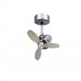Mustang Oscillating Ceiling Fan by TroposAir - Brushed Aluminum Finish