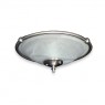 FL173 Ringed Bowl Fan Light - Satin Steel