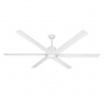 72" Titan II Ceiling Fan - Pure White - Shown with LED Array Light (sold separately)