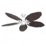 125 Series Raindance Ceiling Fan Pure White - Dark Walnut Blades