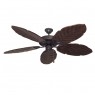 125 Series Raindance Ceiling Fan Oil Rubbed Bronze - Dark Walnut Blades