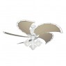 Raindance Nautical Ceiling Fan w/ Light - White w/ Khaki Blades