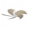 Raindance Nautical Ceiling Fan - Pure White - Khaki Blades