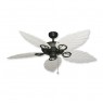 Trinidad Ceiling Fan Oil Rubbed Bronze - Pure White Leaf Blades