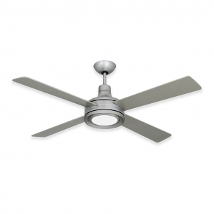Quantum II Ceiling Fan by TroposAir - shown with optional LED Light (sold separately)