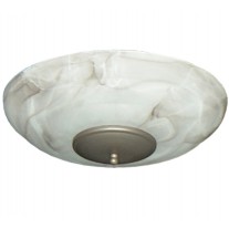 FL171 Mocha Swirl Ceiling Fan Light Kit - 8 Finial Finish Options