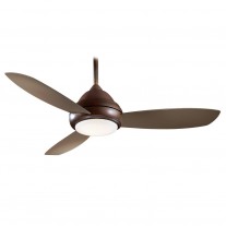 52" Concept 1 Ceiling Fan by Minka Aire F517L-ORB Oil Rubbed Bronze 3 Blade w/ Light