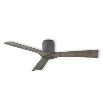 Modern Forms 54" Aviator Flush Mount Ceiling Fan | FH-W1811-54-GH/WG | Graphite / Weathered Gray