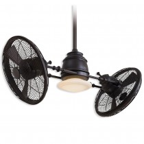 42" Minka Aire Vintage Gyro Ceiling Fan Kocoa finish dual fan with LED light kit